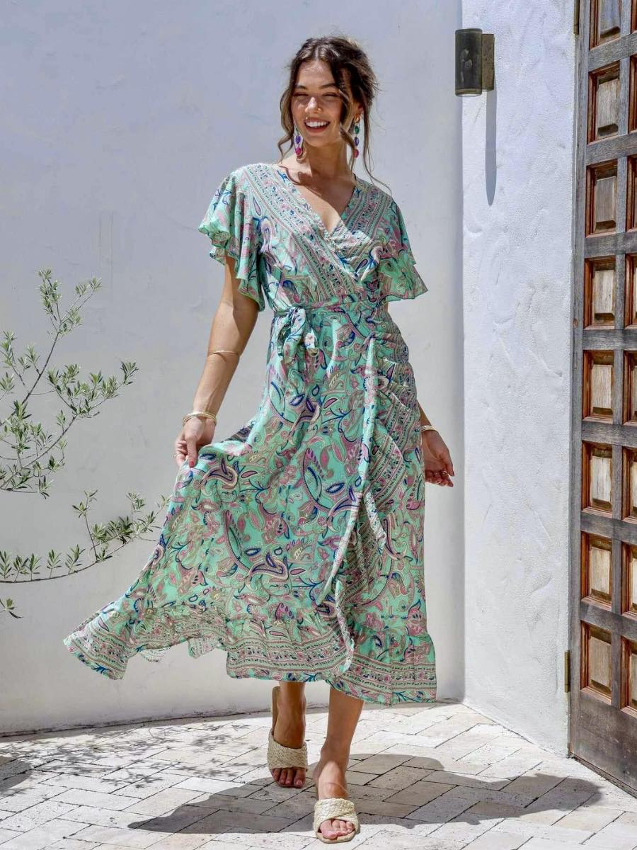 Green Ava Dress