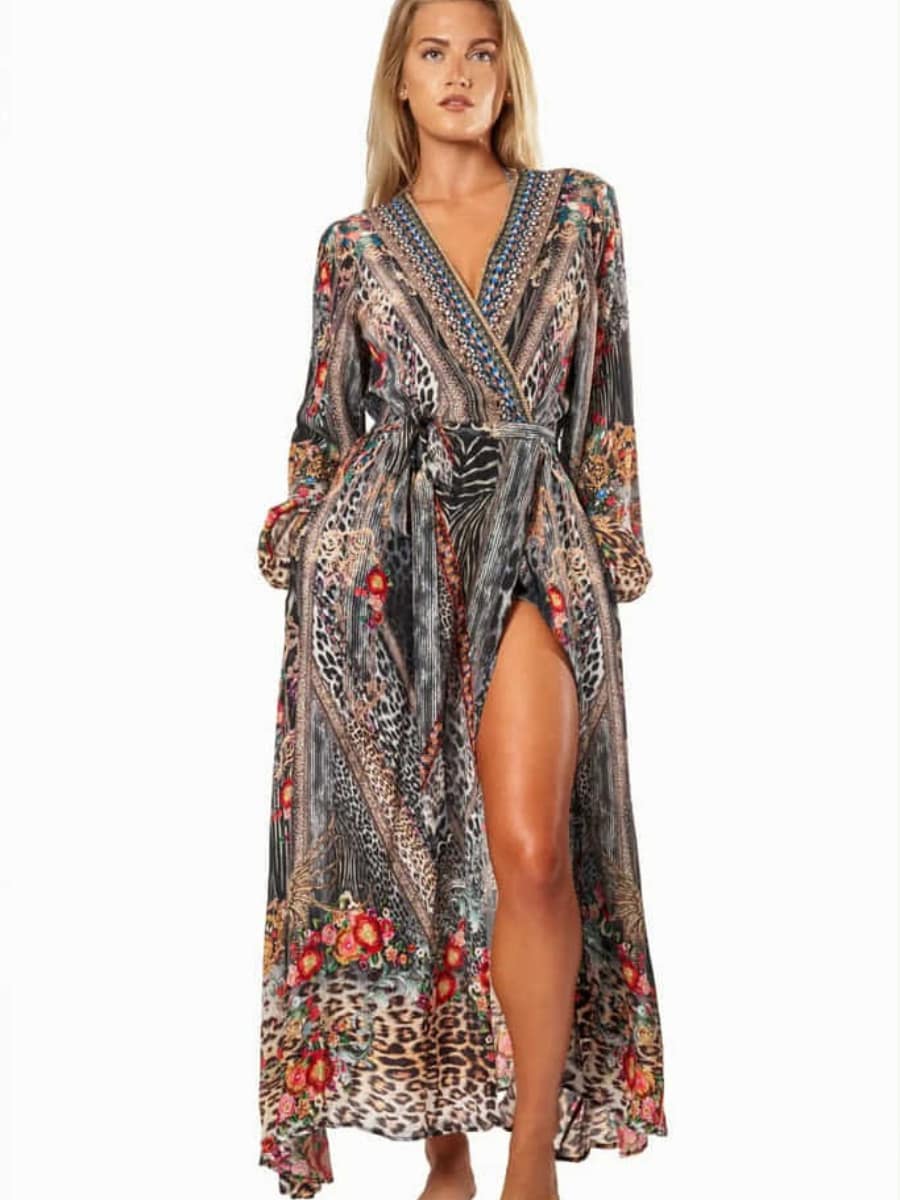 Electric Jungle Maxi Dress