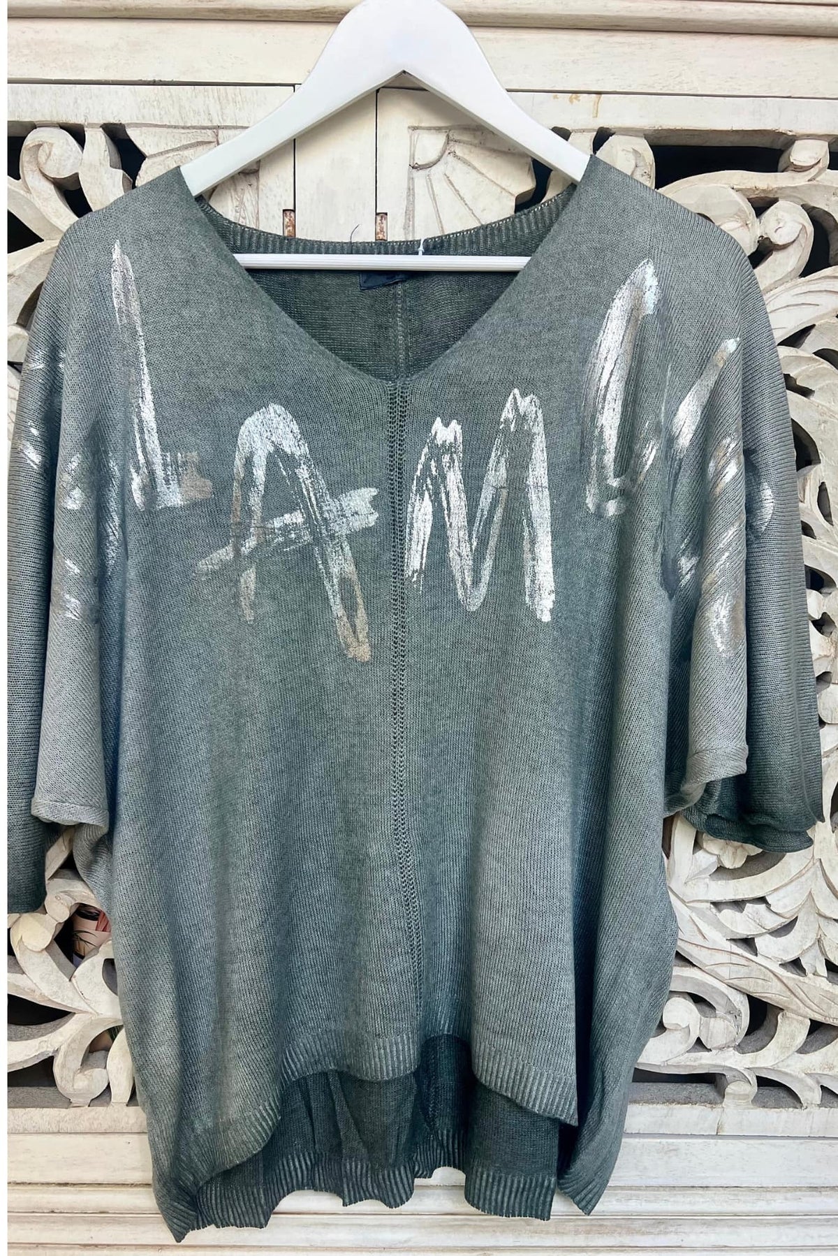 Khaki Glamour Knit