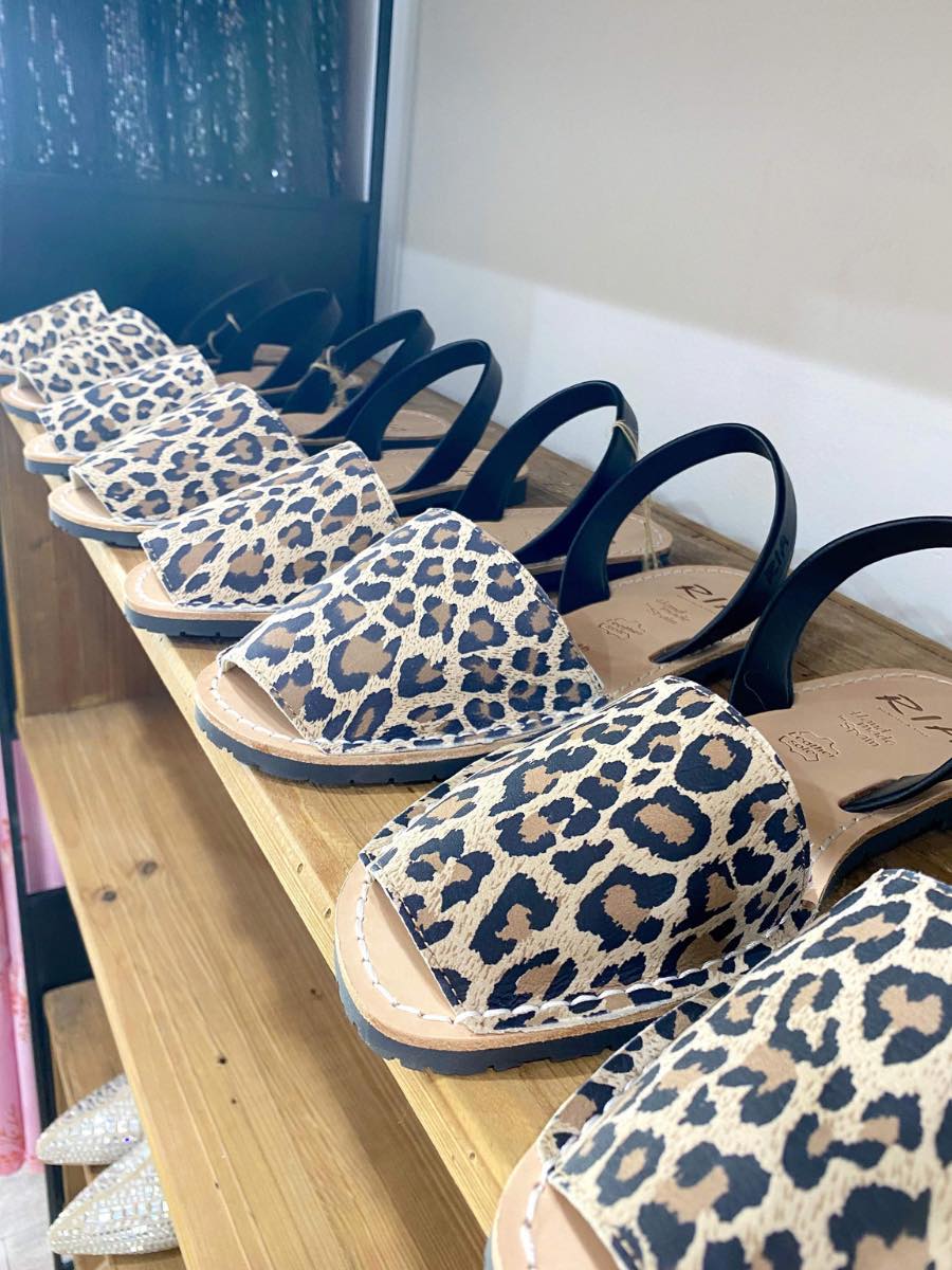 Leopard Sandals